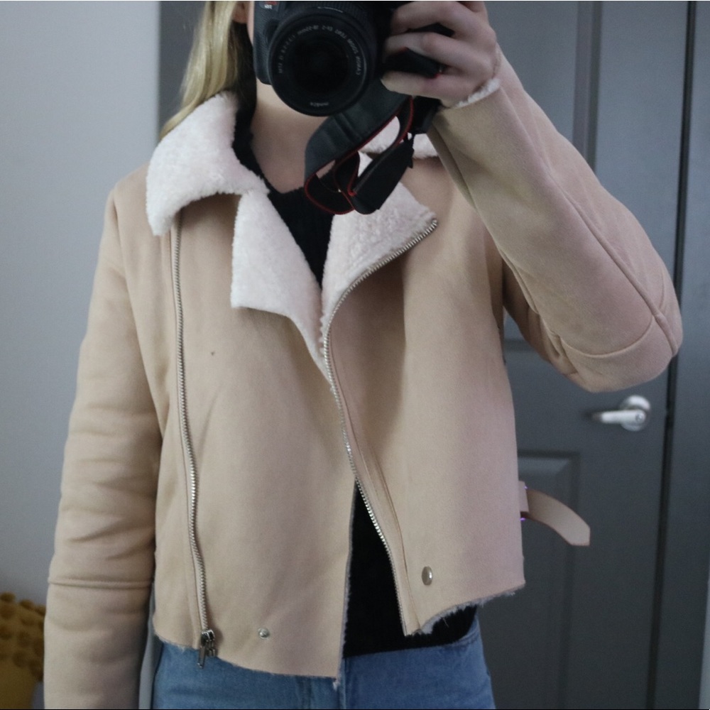Suede tan jacket from Beginning Boutique